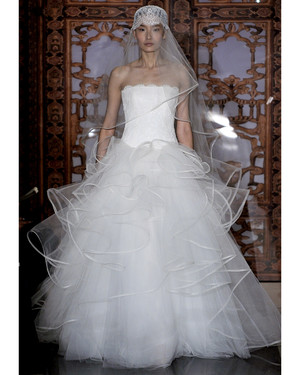 Silver Satin Wedding Dresses 2013